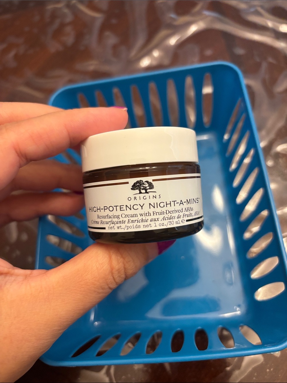 Origins High-Potency Night-A-Mins Resurfacing Cream - White Lid, Brown Jar